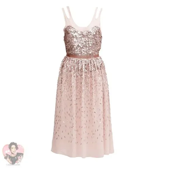 lace dress with chiffon overlay Sleeveless Short Lace Party Dress with Chiffon Overlay Black / XLarge main image 0